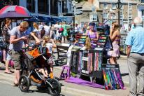 Padstow on a busy summers day in July 2020 Padstow on a busy summers day in July 2020